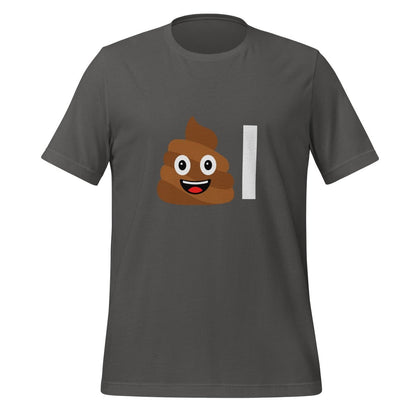 Poop Emoji AI T - Shirt (unisex) - Asphalt - AI Store