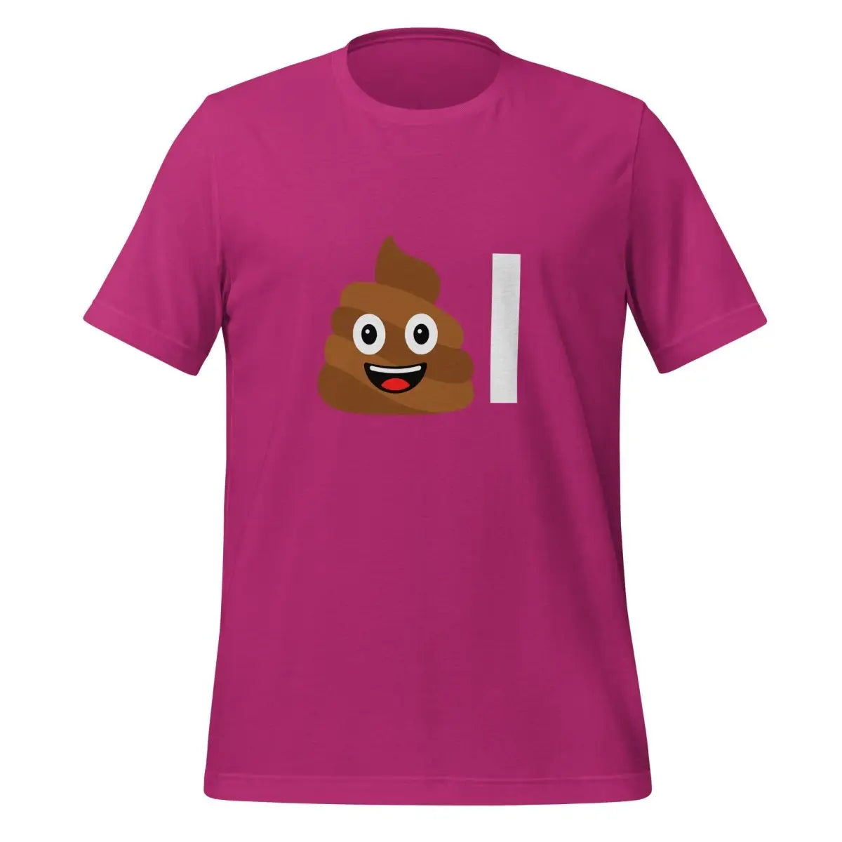 The Poop Emoji Ai T-shirt (unisex) Berry / m.