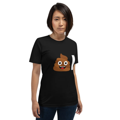 Poop Emoji AI T - Shirt (unisex) - Black - AI Store