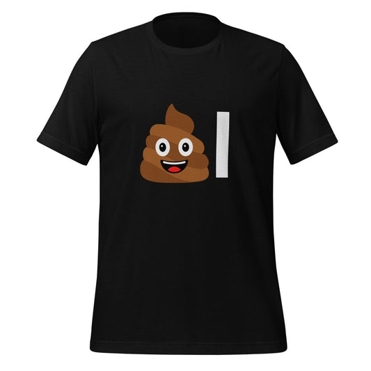 Poop Emoji AI T-Shirt (unisex) - Black - AI Store