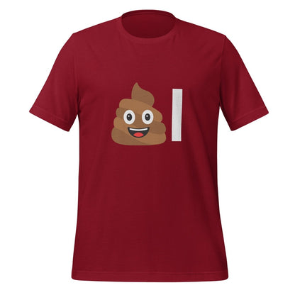 Poop Emoji AI T - Shirt (unisex) - Cardinal - AI Store