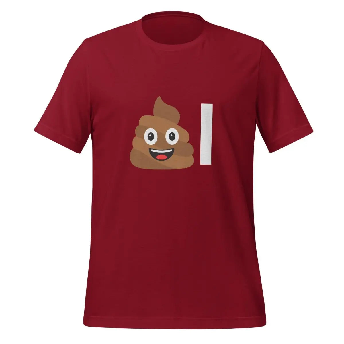 The Poop Emoji Ai T-shirt (unisex) Cardinal / m.