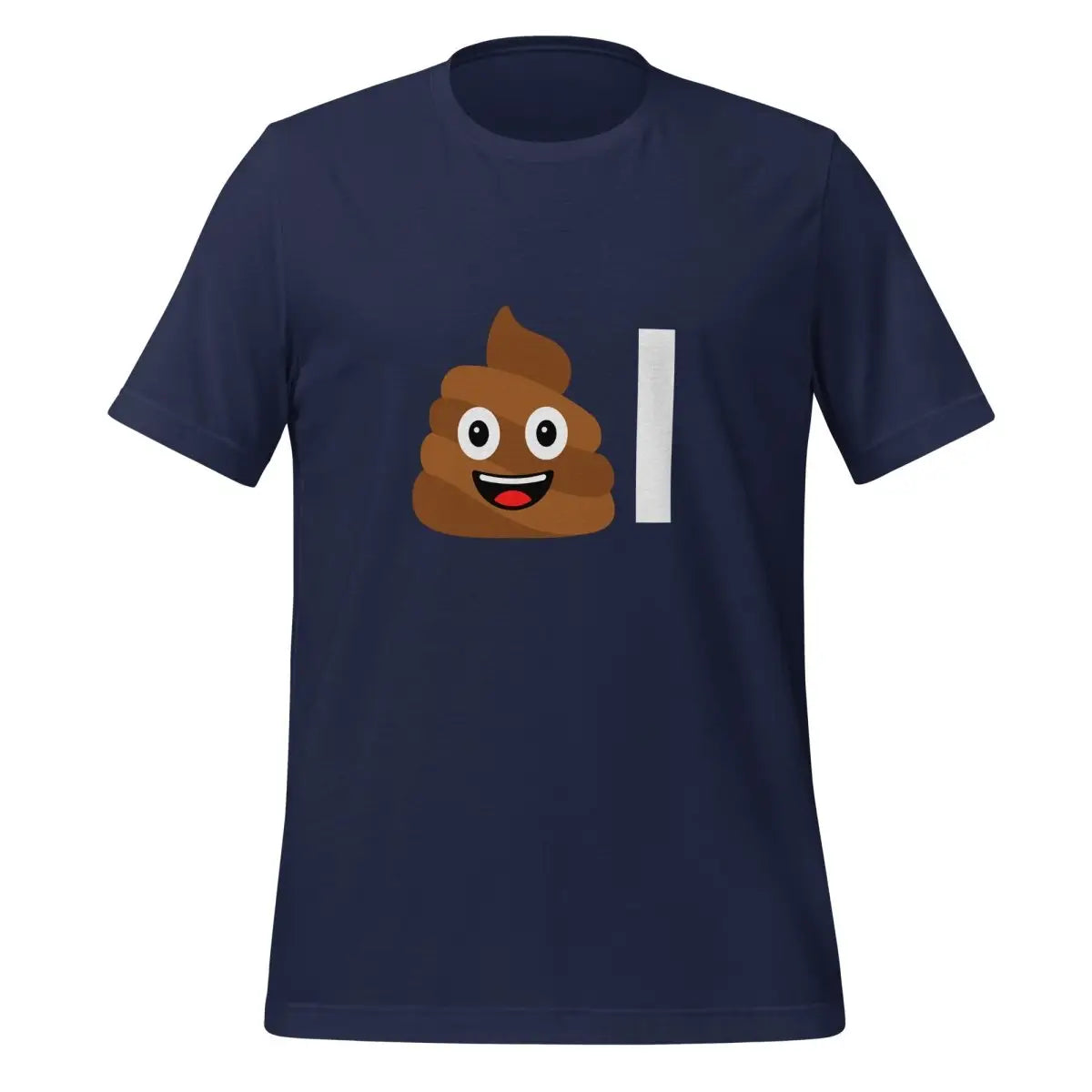 Poop Emoji AI T-Shirt (unisex) - Navy / M