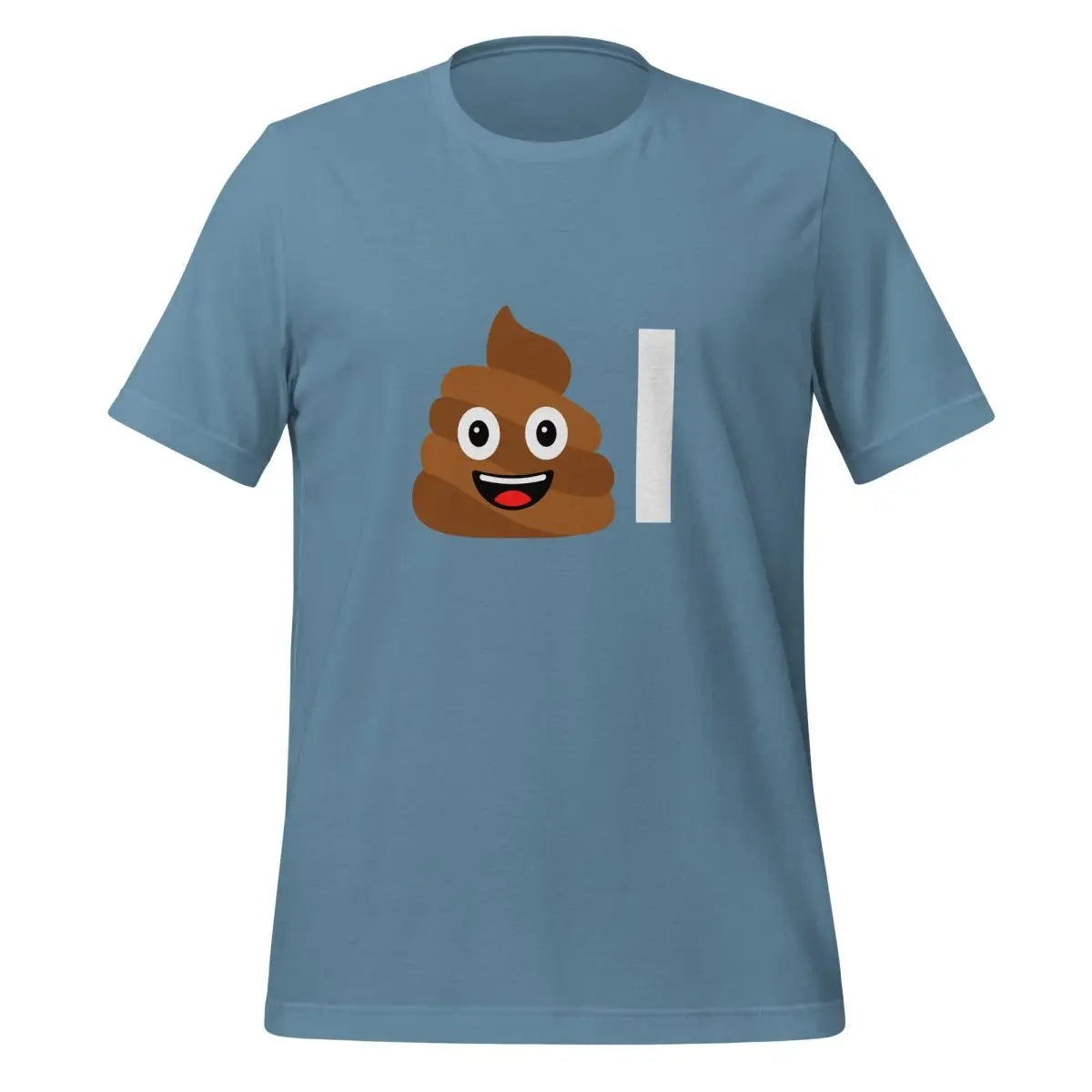 The Poop Emoji Ai T-shirt (unisex) Steel Blue / m.