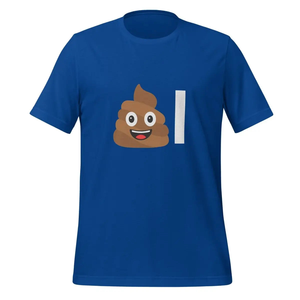 Poop Emoji AI T-Shirt (unisex) - True Royal / M