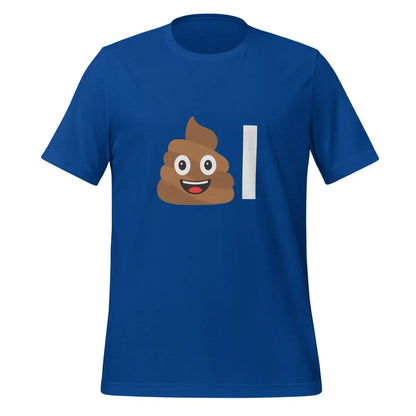 The Poop Emoji Ai T-shirt (unisex) True Royal / m.