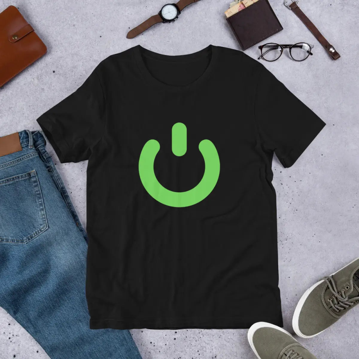 Power Button Icon T-Shirt (unisex)