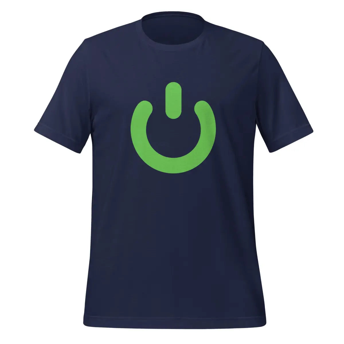 Power Button Icon T-Shirt (unisex) - Navy / M