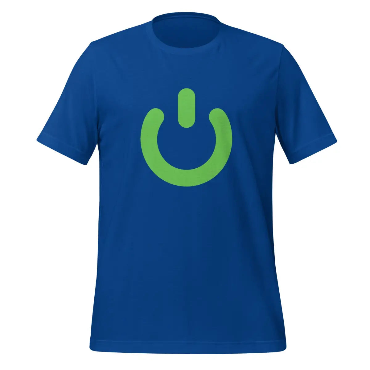 Power Button Icon T-Shirt (unisex) - True Royal / M