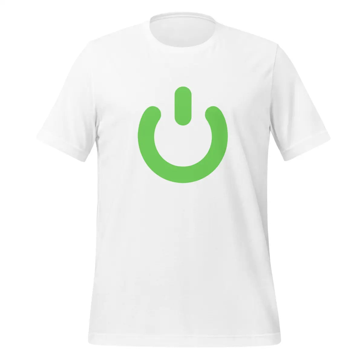 Power Button Icon T-Shirt (unisex) - White / M