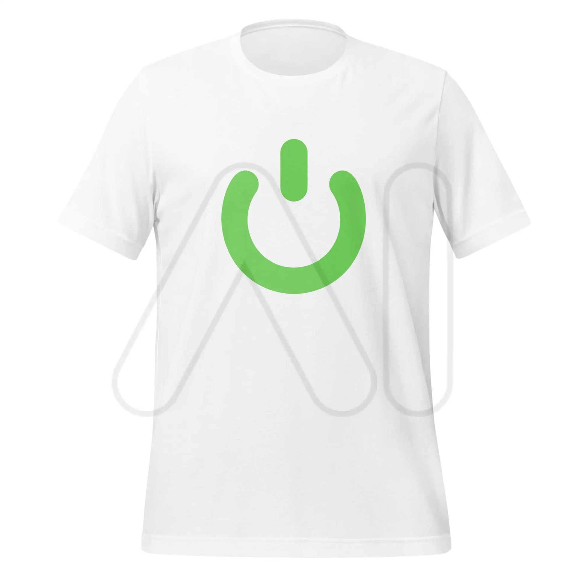 Power Button Icon T-Shirt (unisex) - White / M