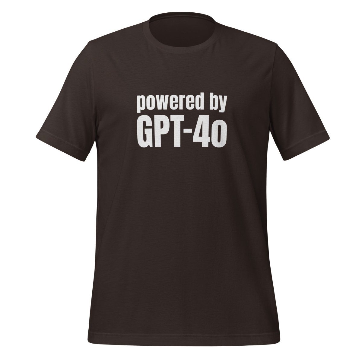 Powered by GPT - 4o T - Shirt (unisex) - Brown - AI Store