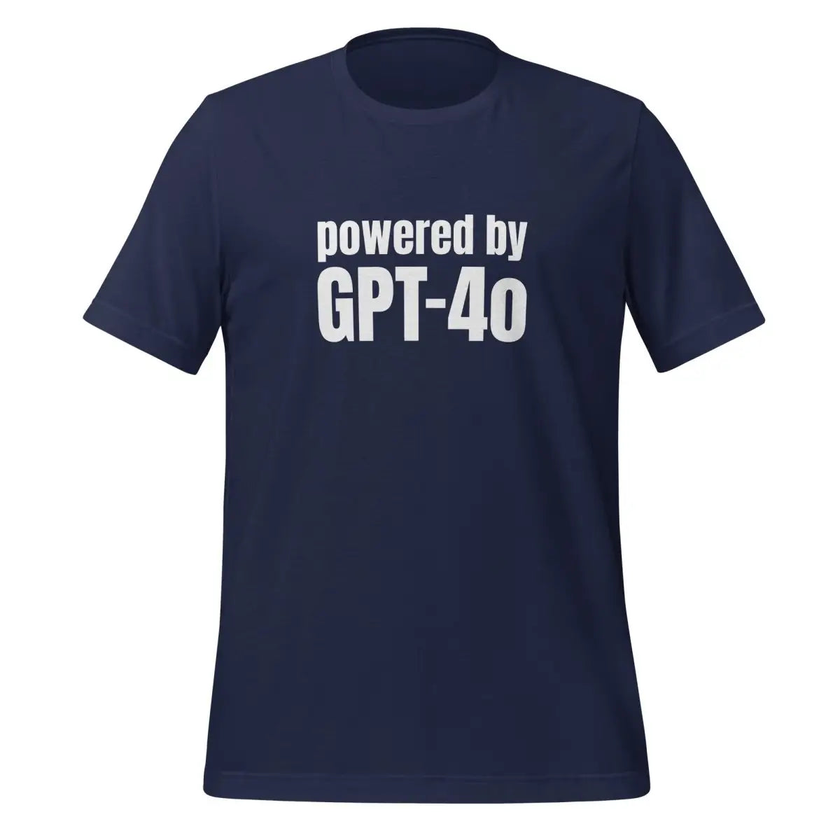 Powered by GPT-4o T-Shirt (unisex) - Navy / M