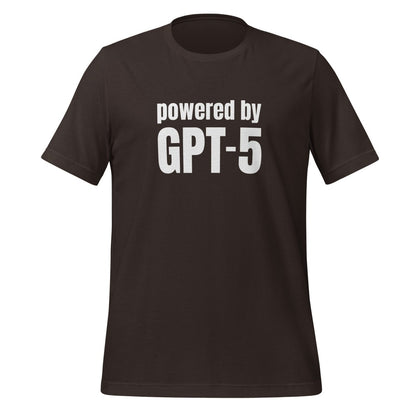 Powered by GPT - 5 T - Shirt (unisex) - Brown - AI Store