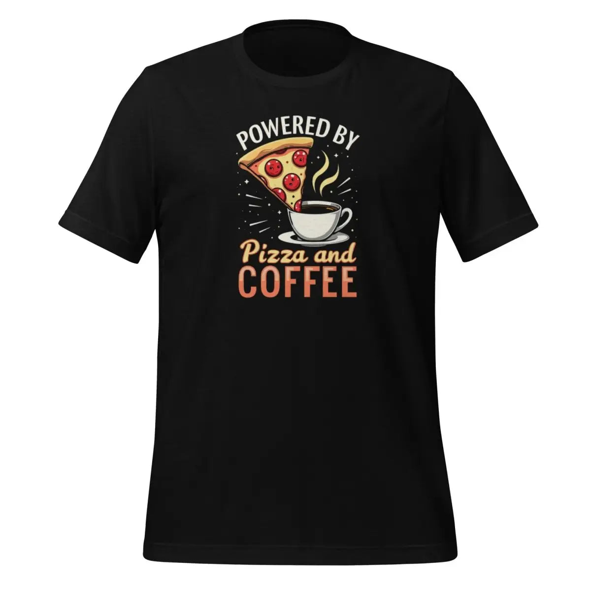 Powered by Pizza and Coffee T-Shirt (unisex) - M