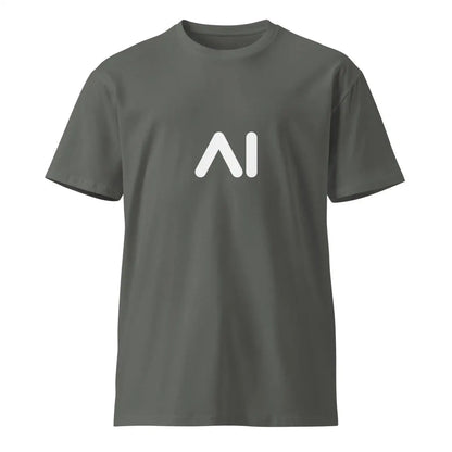 Premium AI Logo T-Shirt 2 (unisex) - Charcoal / M