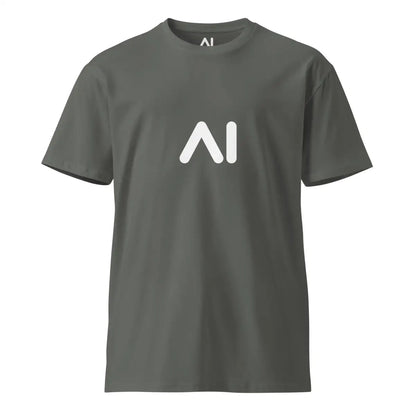 Premium AI Logo T-Shirt 2 (unisex) - Charcoal / M