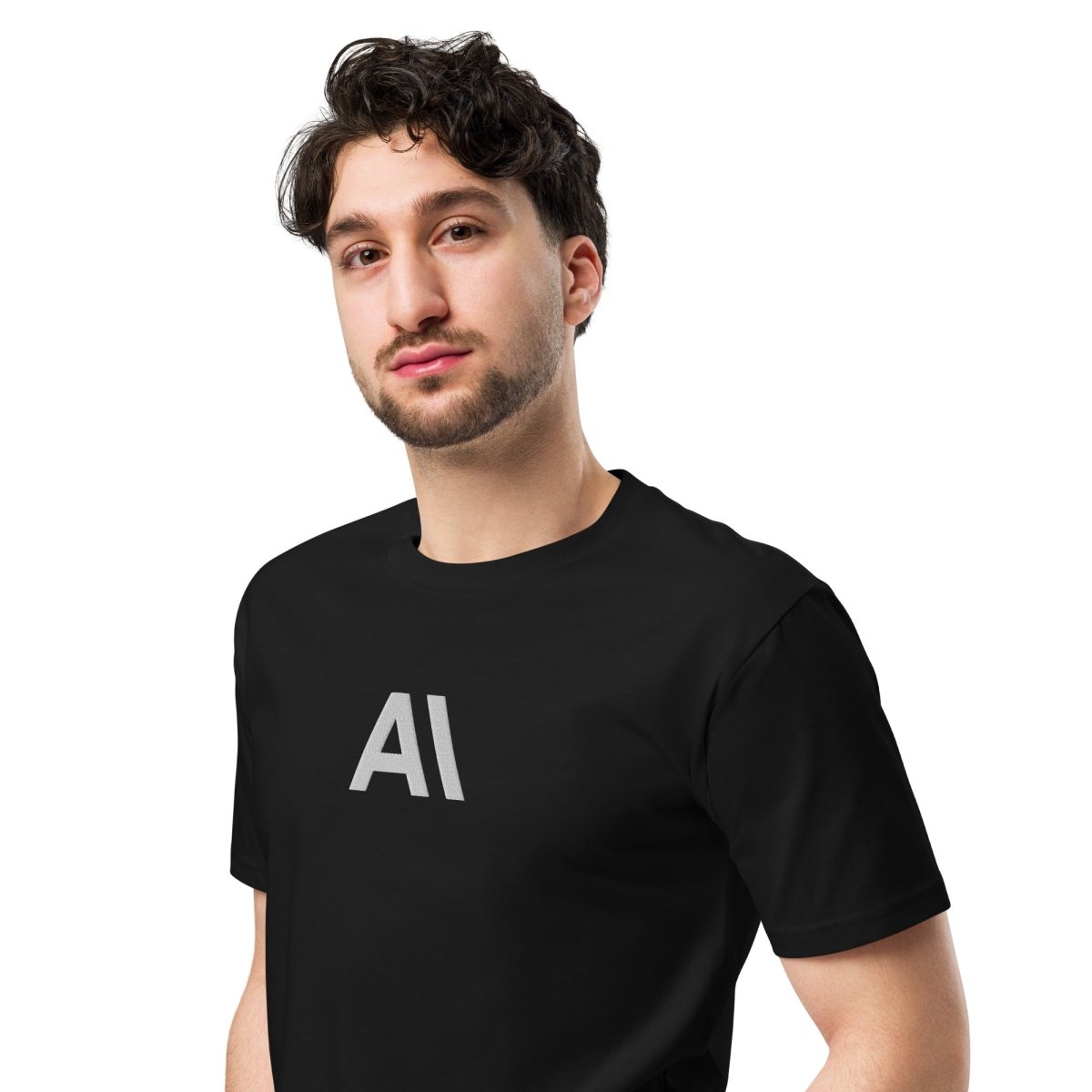 Premium Anthropic Icon Embroidered T-Shirt (unisex) - AI Store