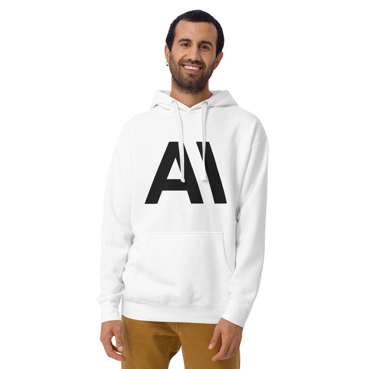 Premium Anthropic Icon Hoodie (unisex) - White - AI Store