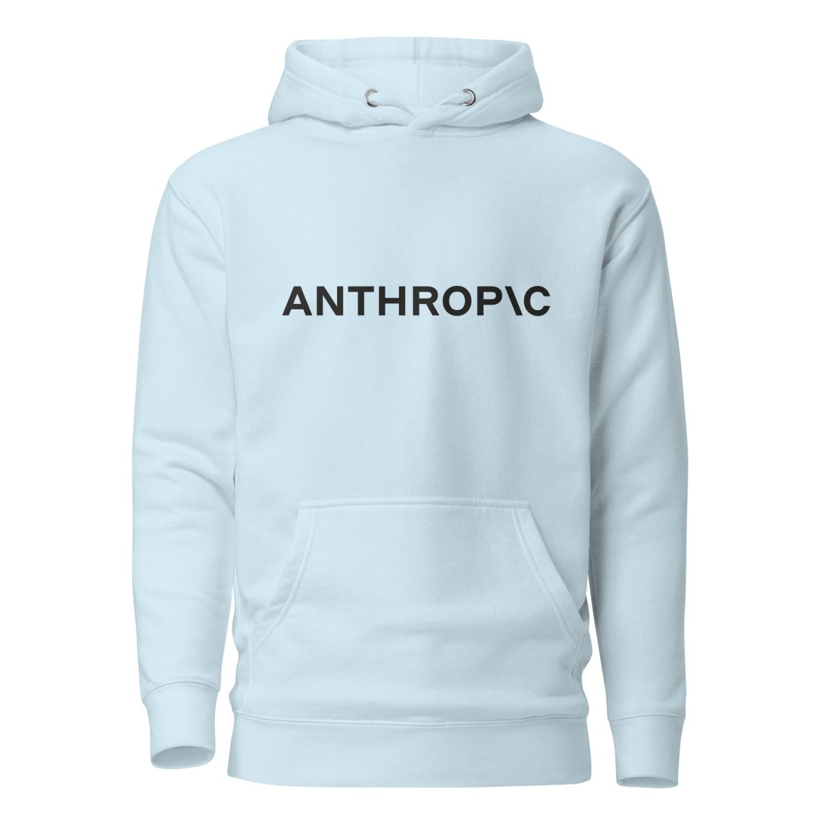 Premium Anthropic Logo Hoodie (unisex) - Sky Blue - AI Store