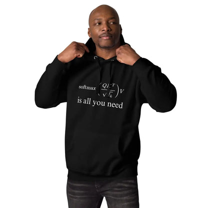 Premium Attention is All You Need Hoodie (unisex)