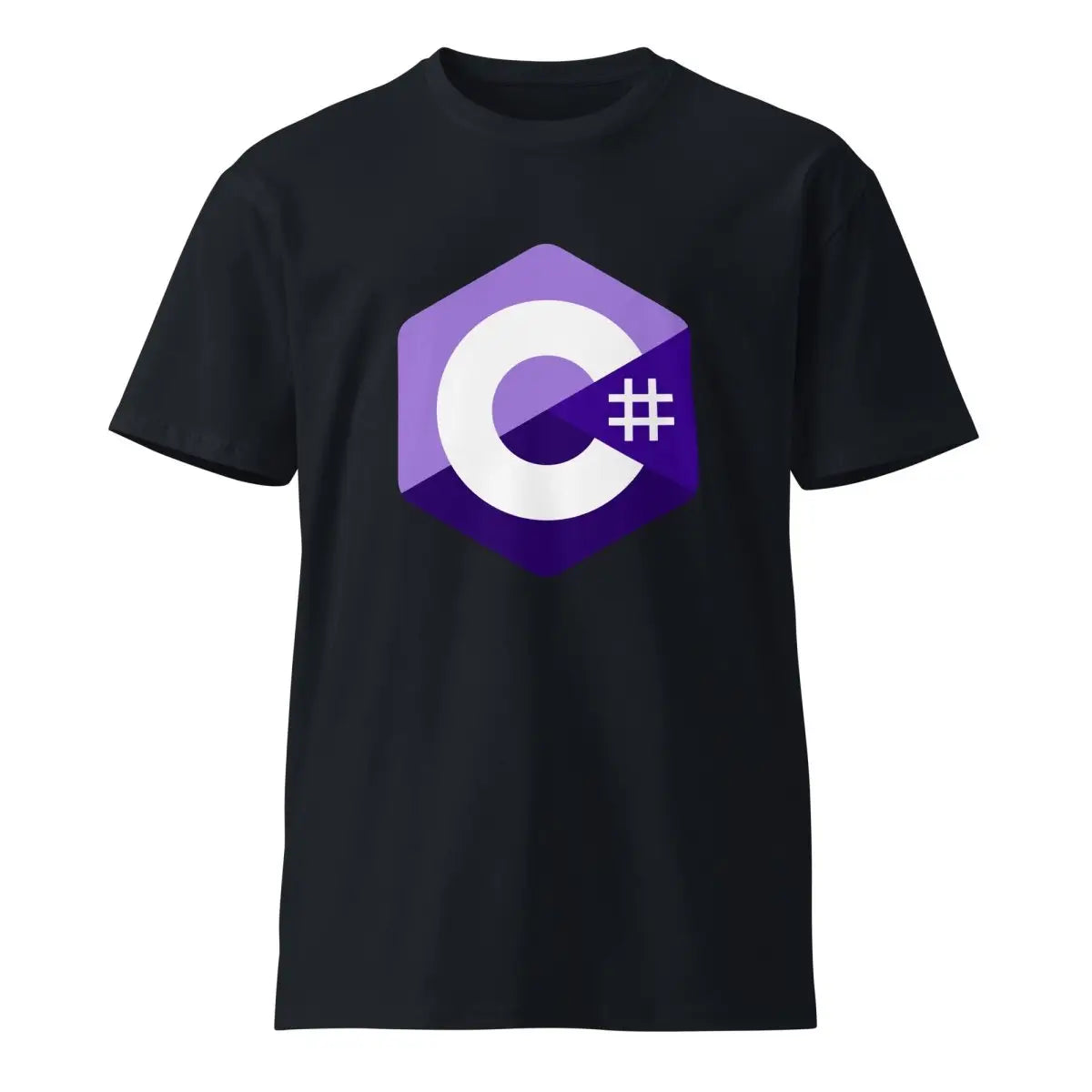 Premium C# (C Sharp) Logo T-Shirt (unisex) - Navy / M