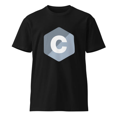 Premium C Logo T-Shirt (unisex) - Black - AI Store