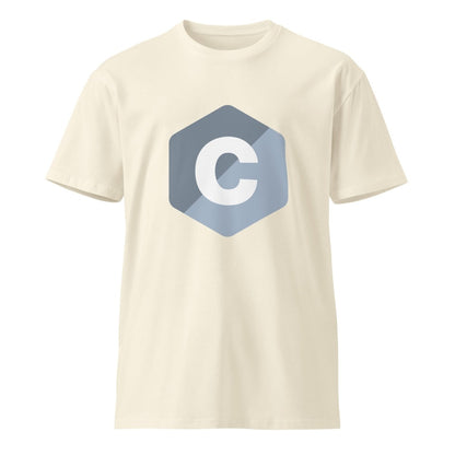 Premium C Logo T-Shirt (unisex) - Natural - AI Store