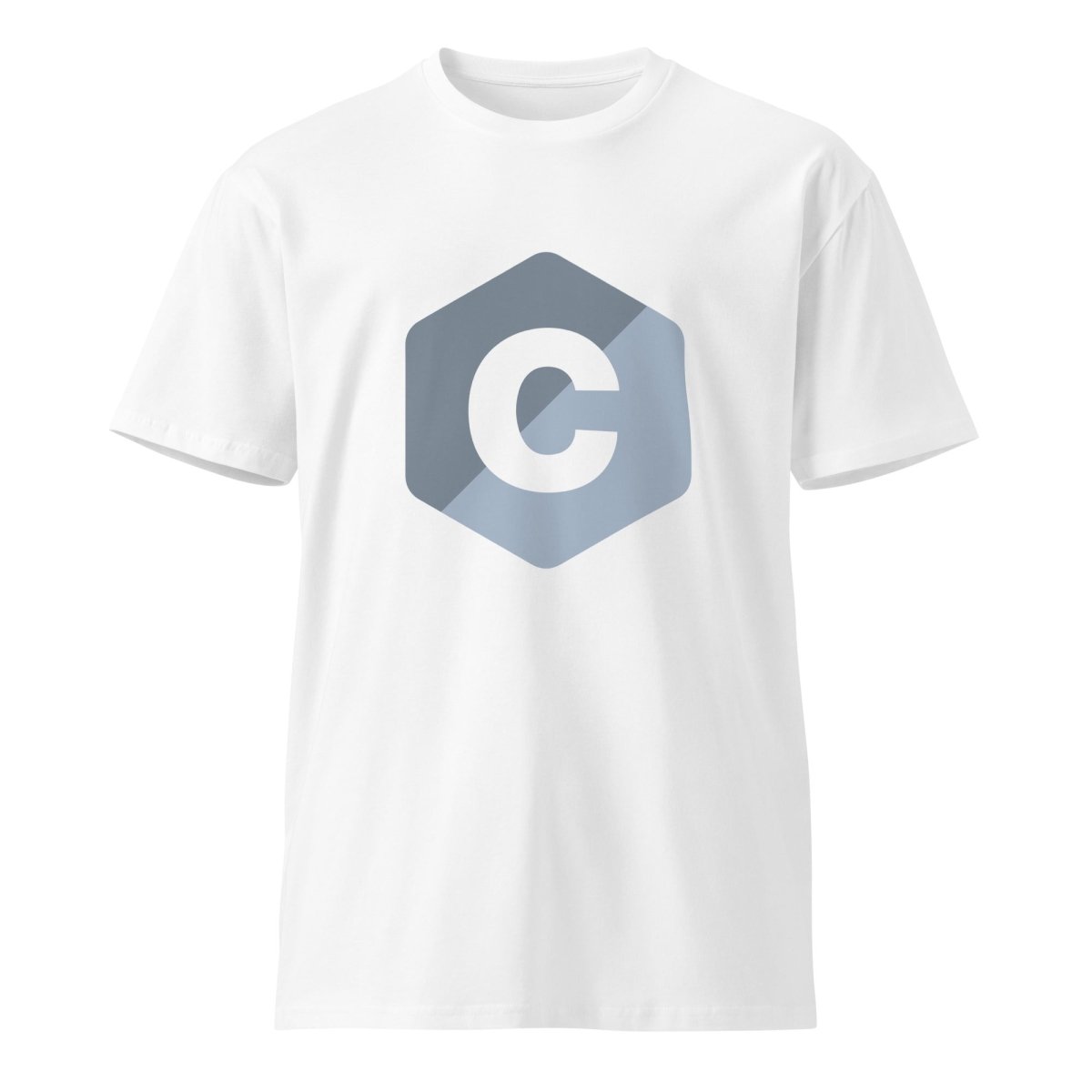 Premium C Logo T-Shirt (unisex) - White - AI Store