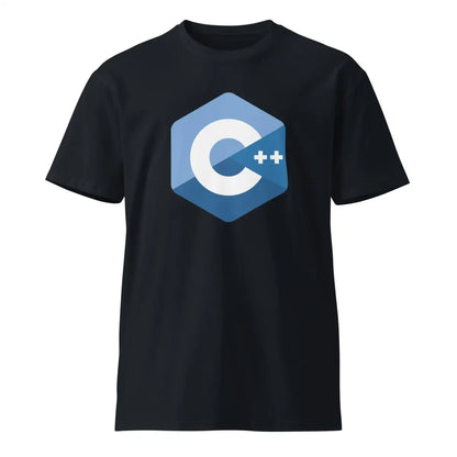 Premium C + + Logo T-Shirt (unisex) - Navy / M