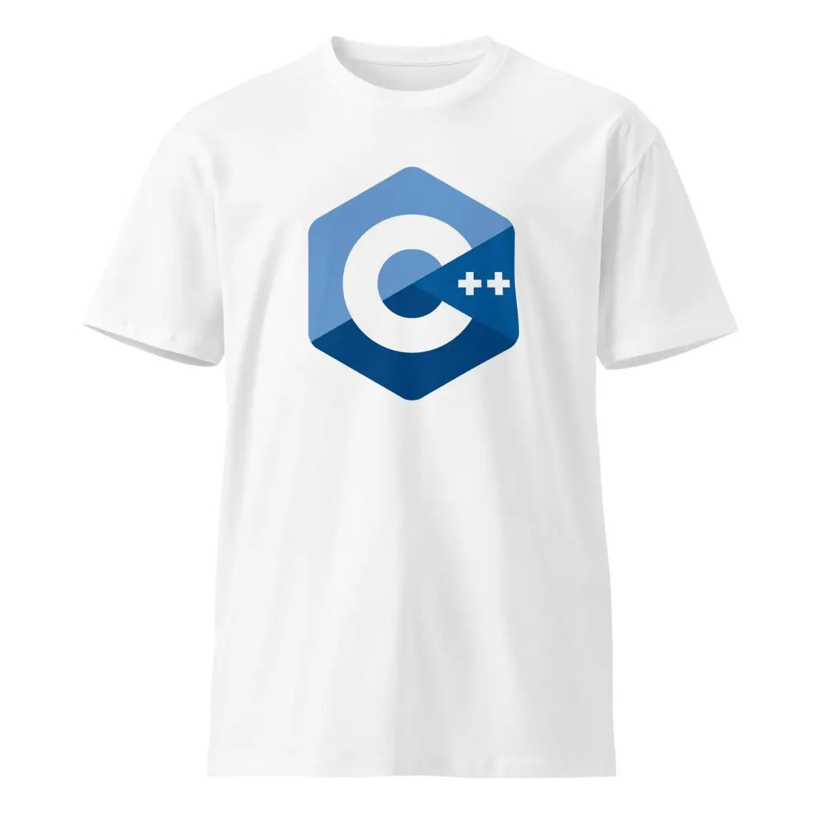 Premium C + + Logo T-Shirt (unisex) - White / M