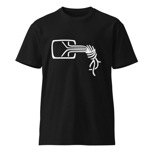 Premium Chaos Computer Club Logo T - Shirt (unisex) - Black - AI Store