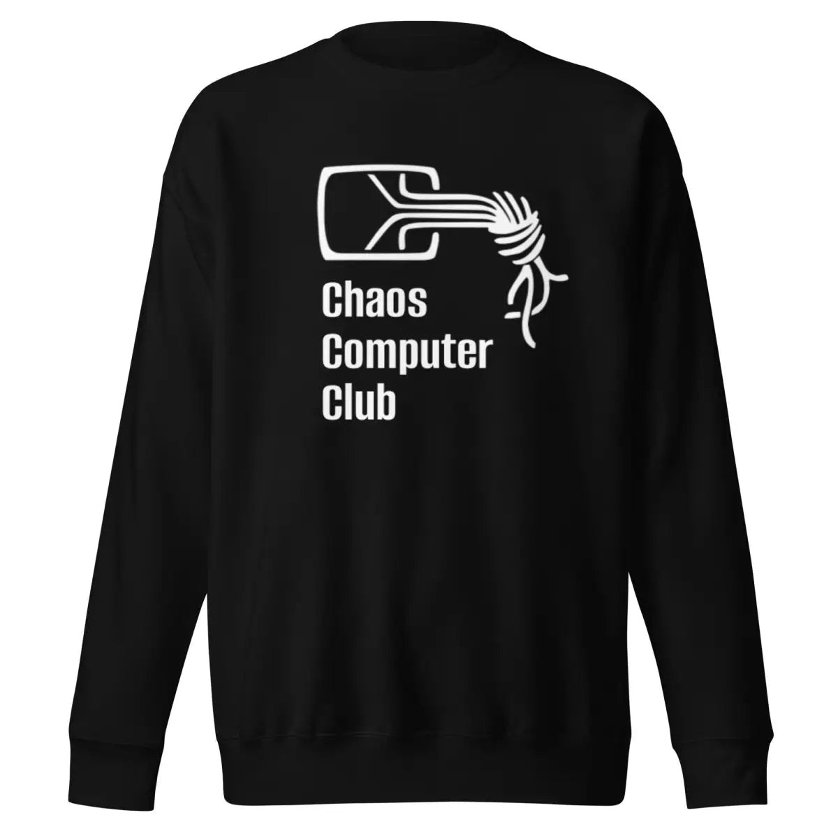 Premium Chaos Computer Club Sweatshirt (unisex) - Black / M