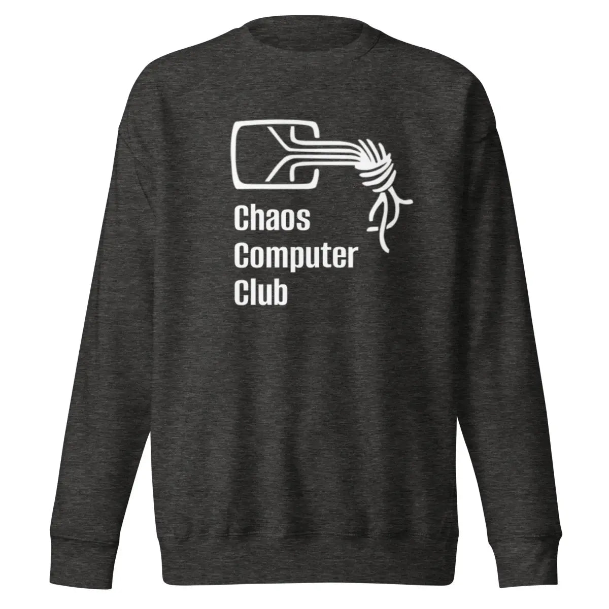 Premium Chaos Computer Club Sweatshirt (unisex) - Charcoal Heather / M