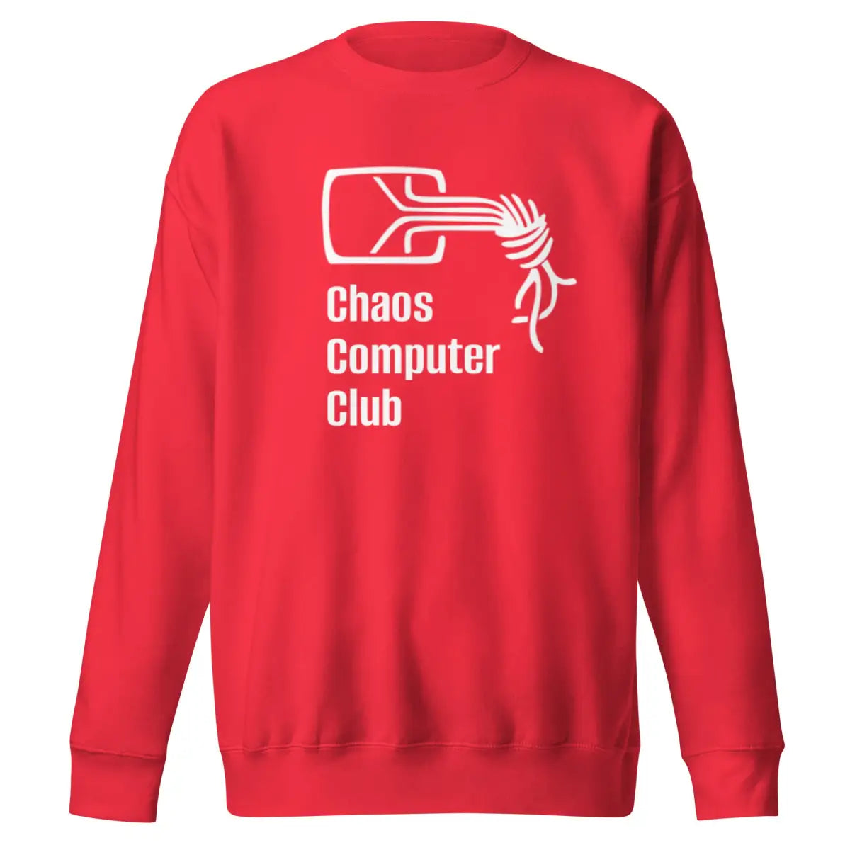 Premium Chaos Computer Club Sweatshirt (unisex) - Team Red / M