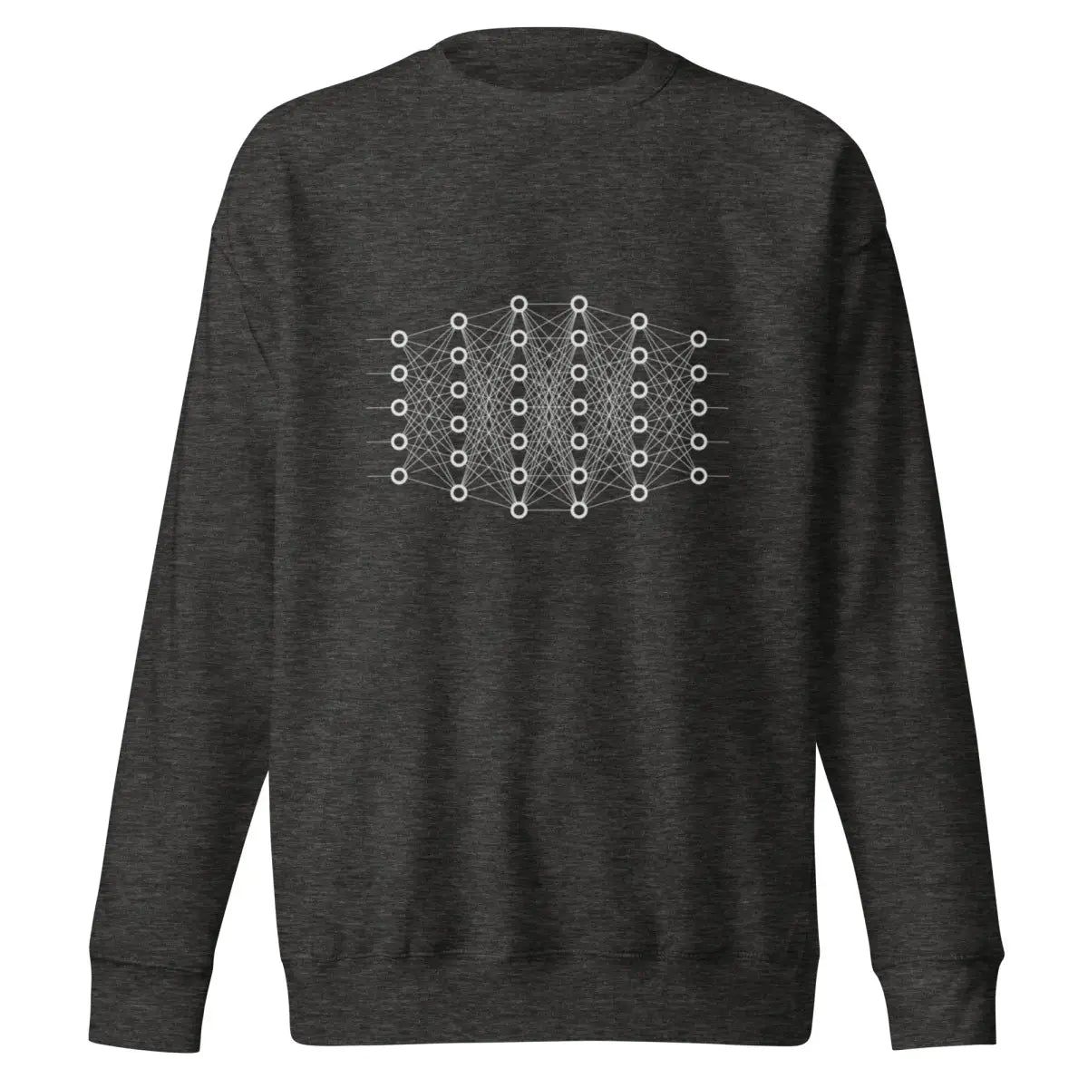 Premium Deep Learning Sweatshirt 2 (unisex) - Charcoal Heather / M