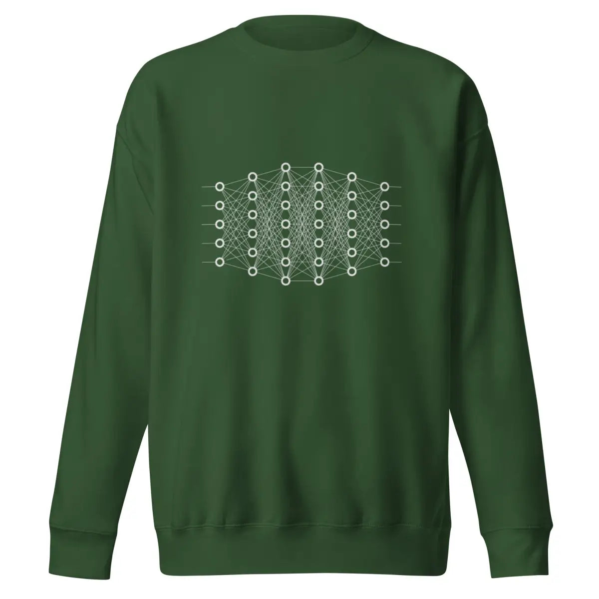 Premium Deep Learning Sweatshirt 2 (unisex) - Forest Green / M