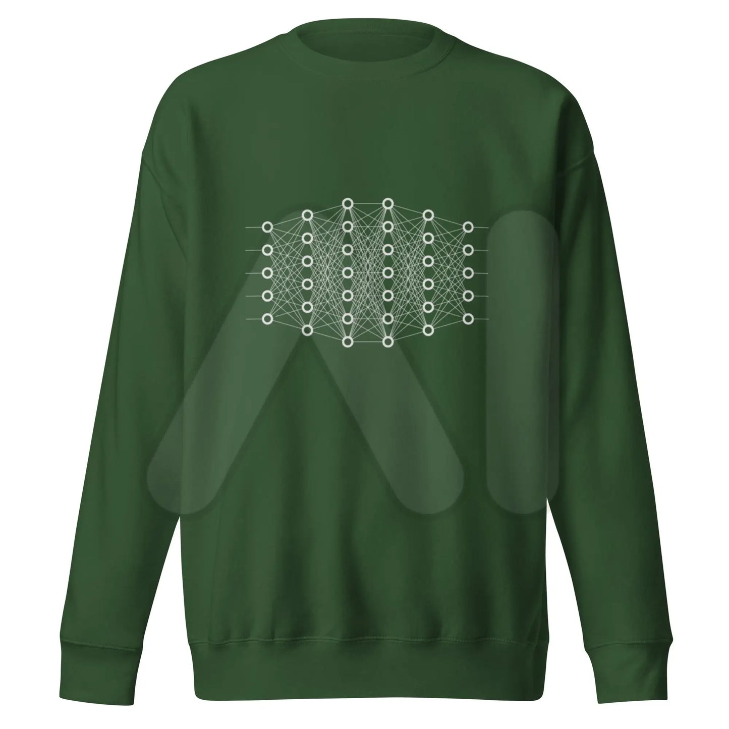 Premium Deep Learning Sweatshirt 2 (unisex) - Forest Green / M