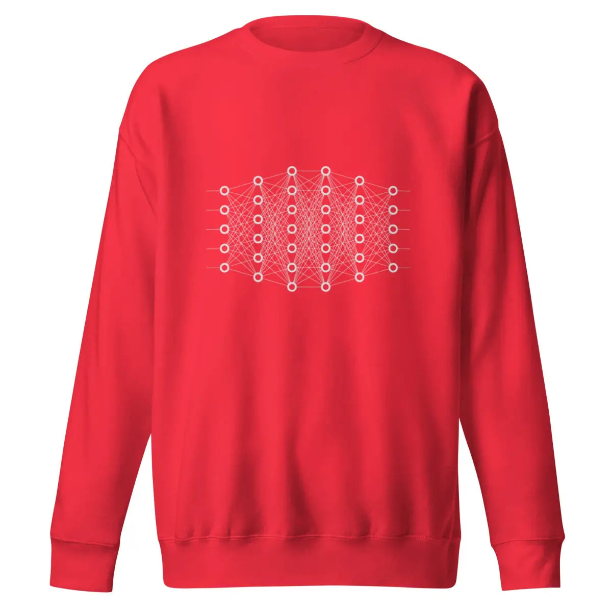 Premium Deep Learning Sweatshirt 2 (unisex) - Team Red / M