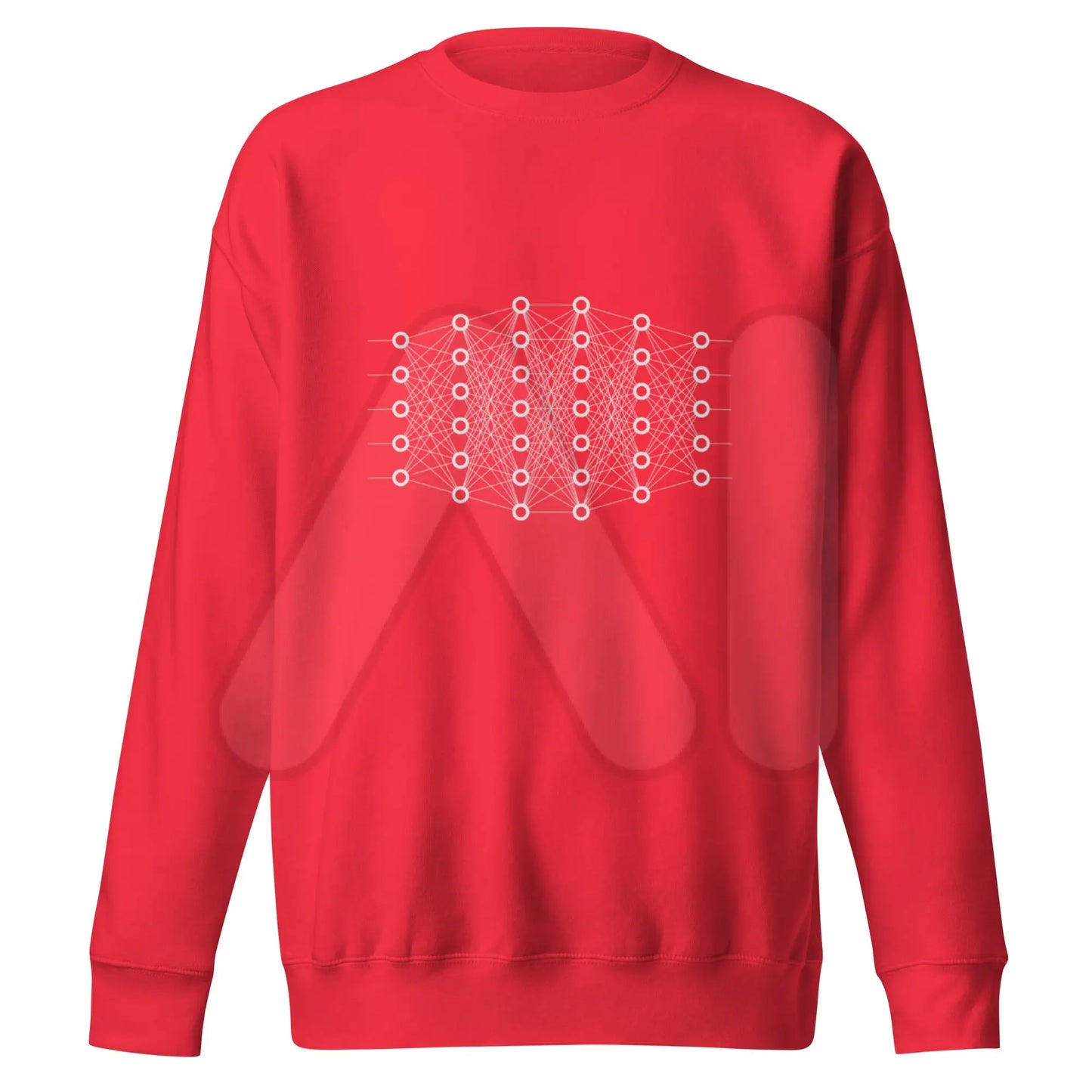 Premium Deep Learning Sweatshirt 2 (unisex) - Team Red / M