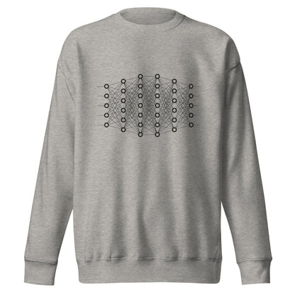 Premium Deep Learning Sweatshirt (unisex) - Carbon Grey - AI Store