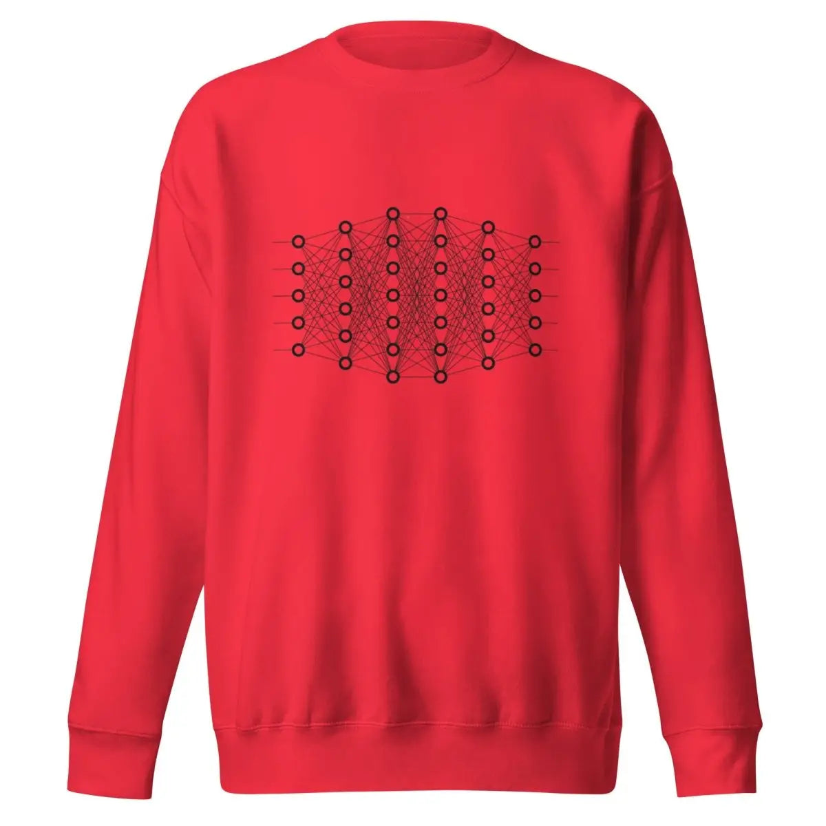 Premium Deep Learning Sweatshirt (unisex) - Team Red / M