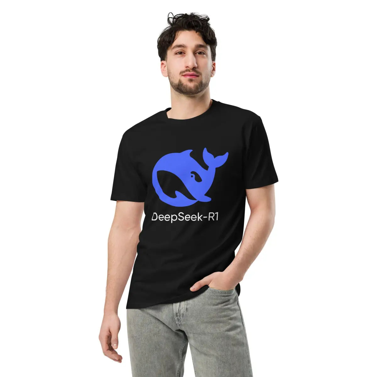 Premium DeepSeek-R1 Icon T-Shirt (unisex)