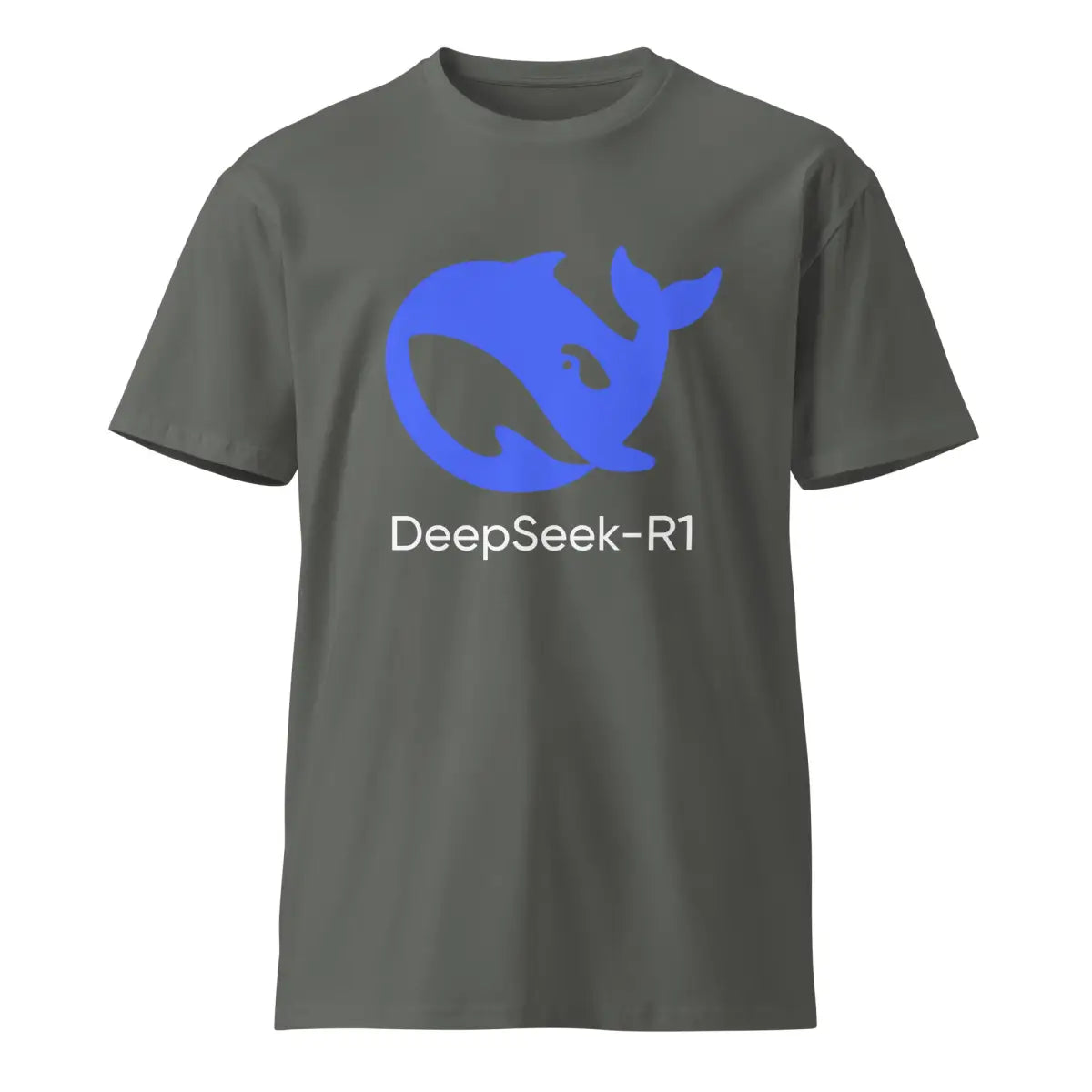 Premium DeepSeek-R1 Icon T-Shirt (unisex) - Charcoal / M