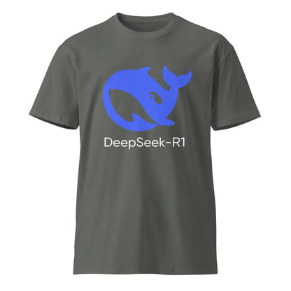 Premium DeepSeek-R1 Icon T-Shirt (unisex) - Charcoal / M