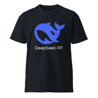 Premium DeepSeek-R1 Icon T-Shirt (unisex) - Navy / M