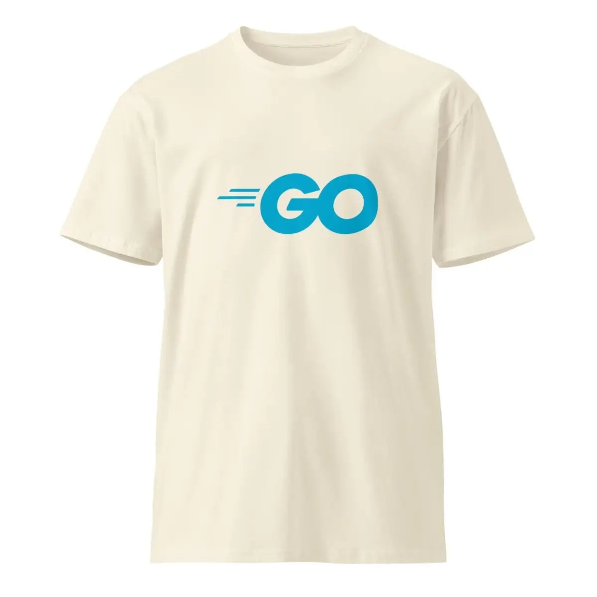 Premium Go Language Logo T-Shirt (unisex) - Natural / M