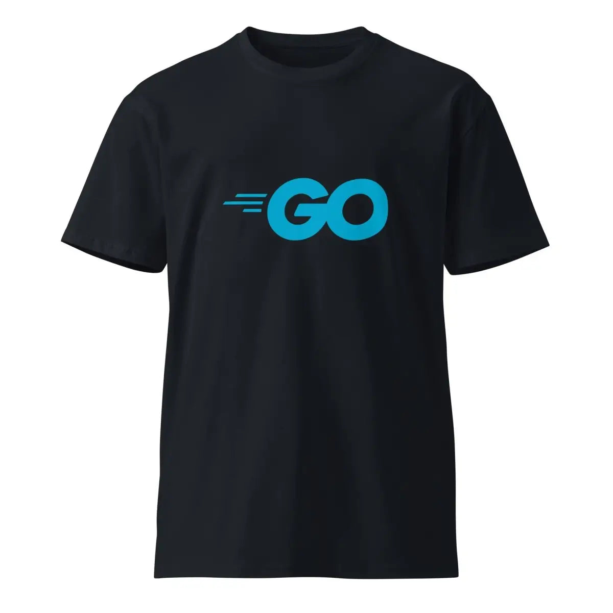 Premium Go Language Logo T-Shirt (unisex) - Navy / M