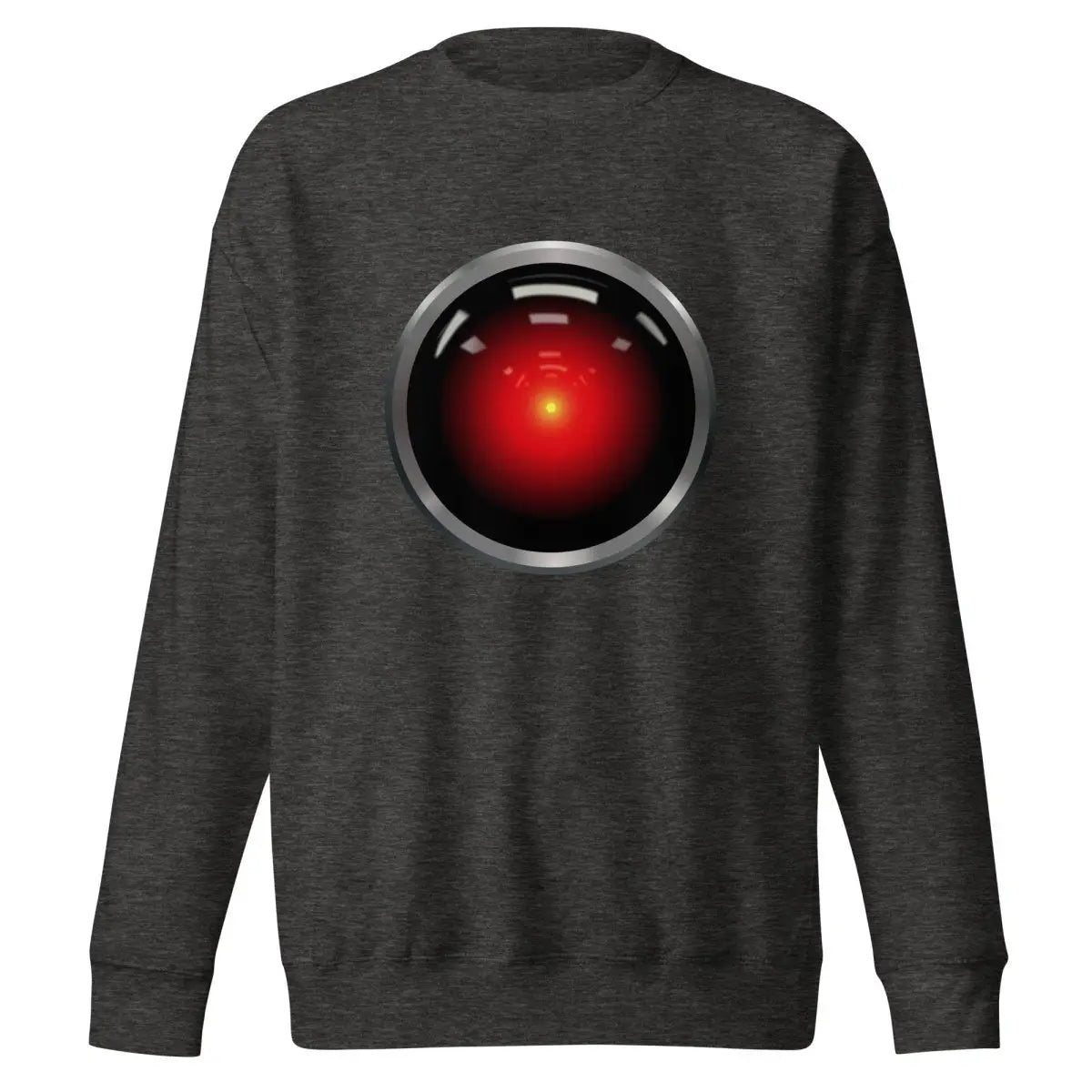 Premium HAL 9000 Sweatshirt (unisex) - Charcoal Heather / M