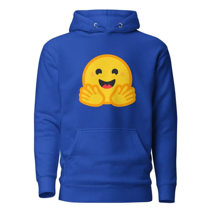 Premium Hugging Face Icon Hoodie (unisex) - Team Royal / M